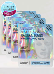 Glass Skin Facial Mask Hyaluronic Acid Bundle 4pk