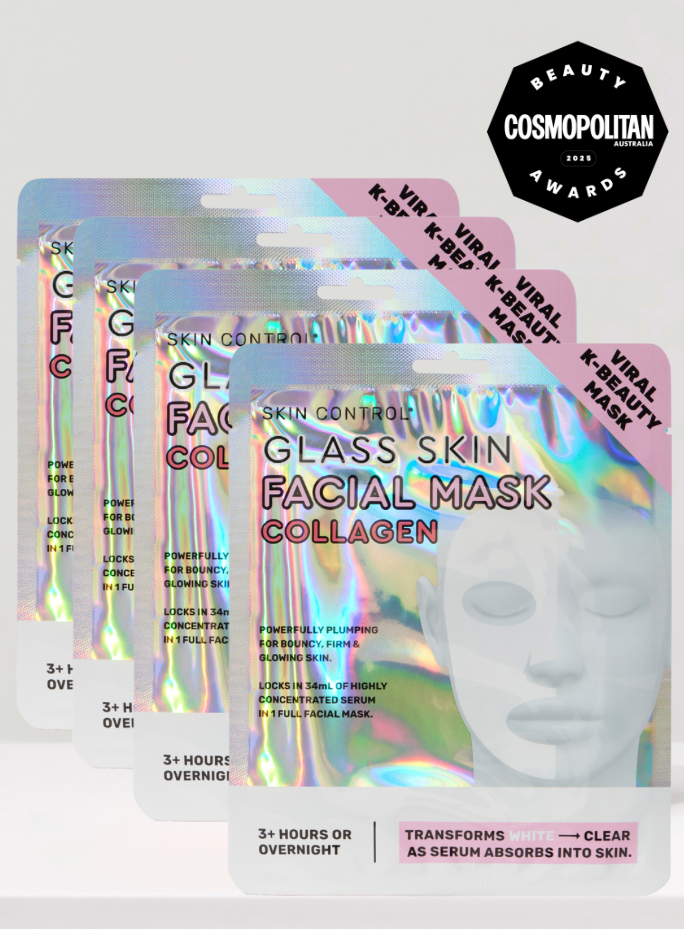 Glass Skin Facial Mask Collagen Bundle 4pk
