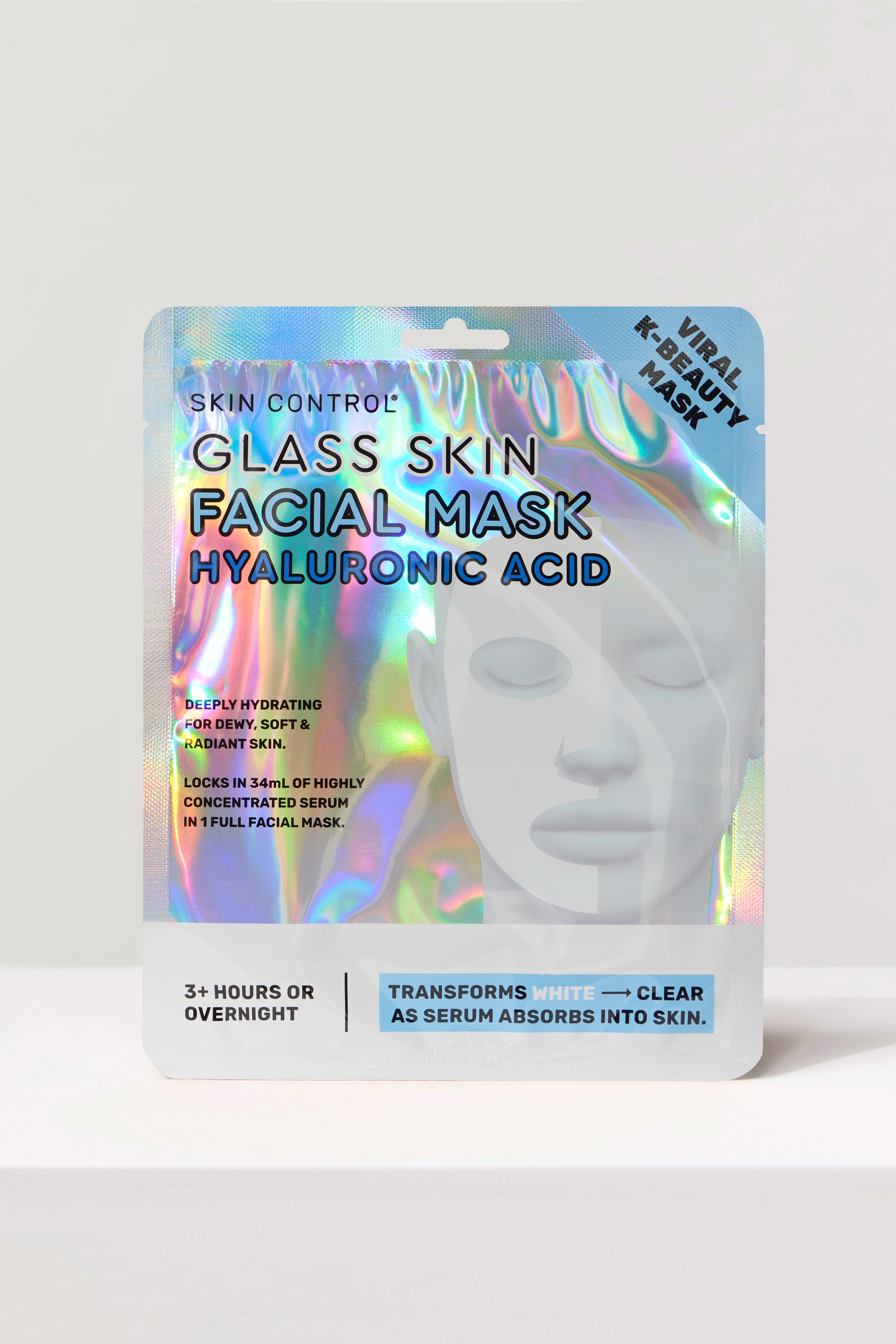 Generic Skin Mask Glass Skin Facial Mask Hyaluronic Acid – Skin Control