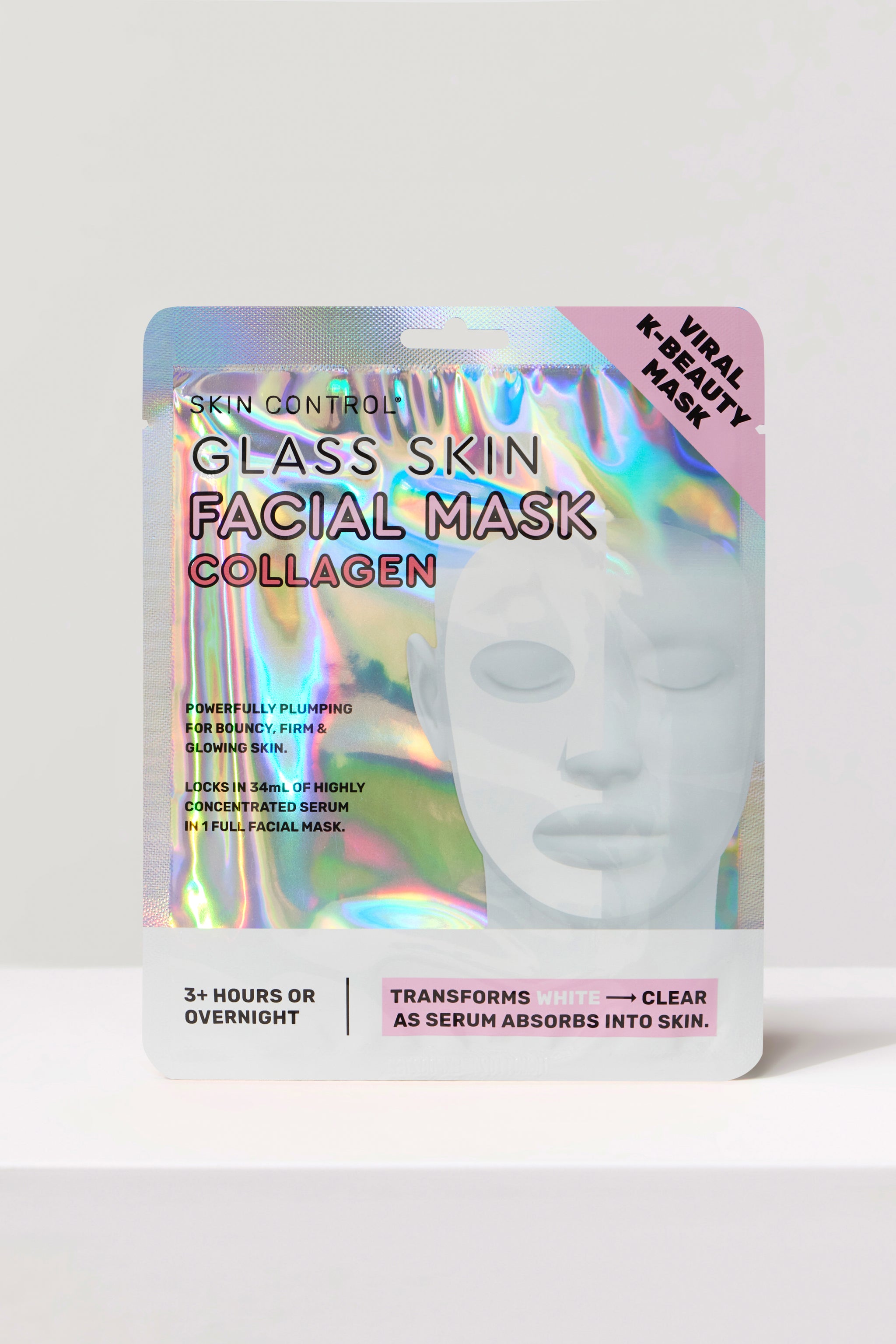 Glass Skin Facial Mask Collagen – Skin Control