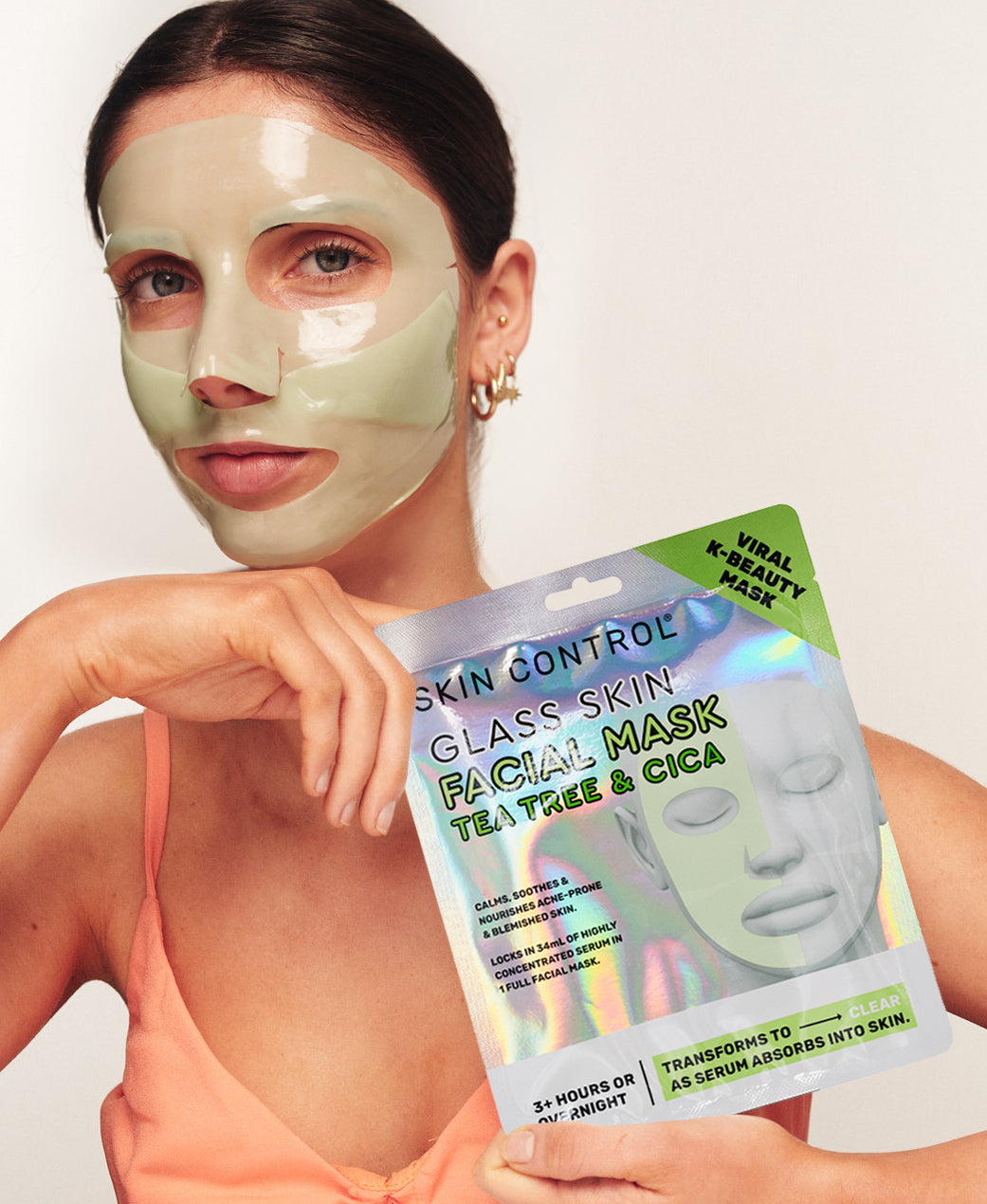 Glass Skin Facial Mask Tea Tree & Cica